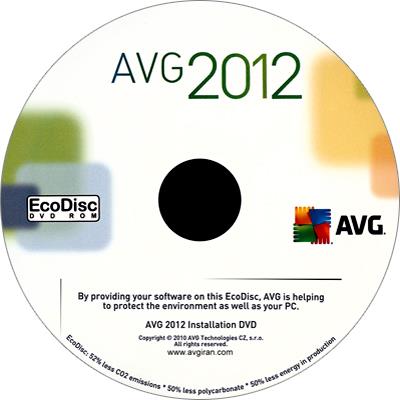 آنتی ویروس AVG - چاپ سی دی
